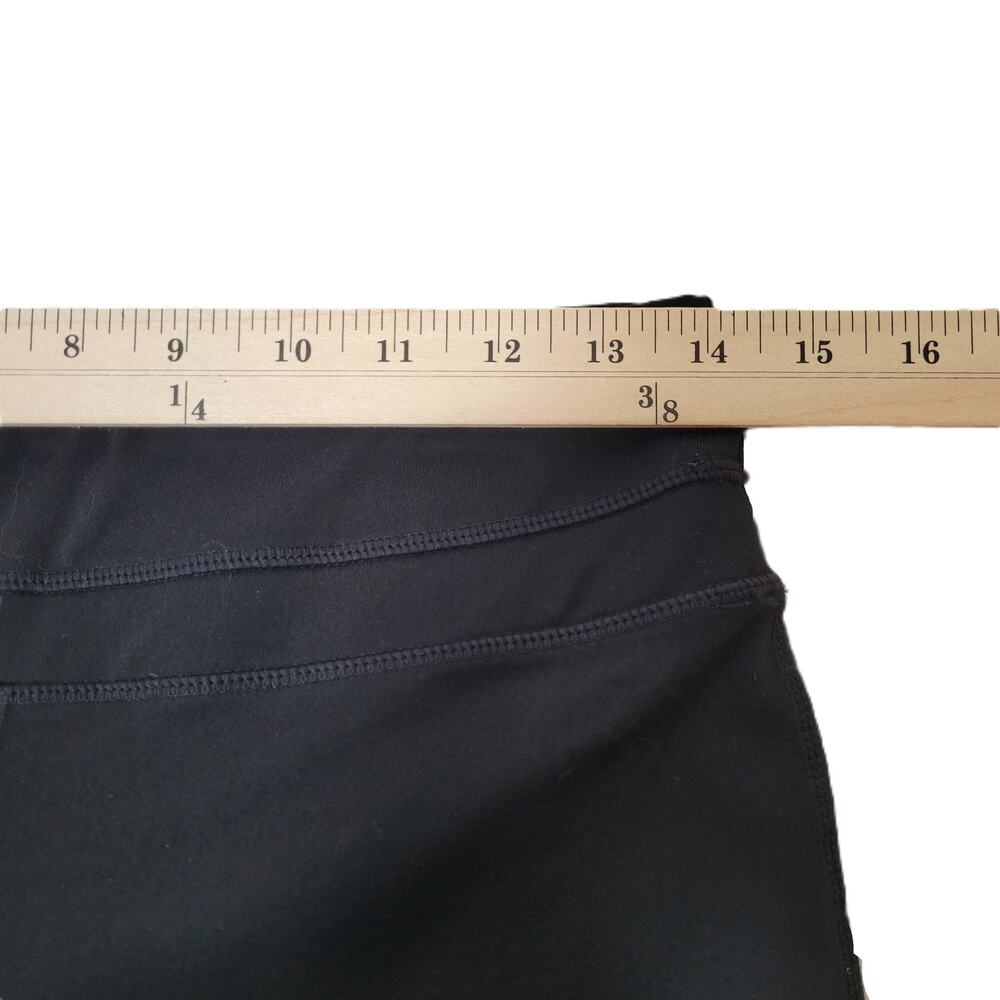 prAna Womens Black Capri Leggings Size Medium Yoga Pilates Gym Cardio Activewear - Picture 4 of 7
